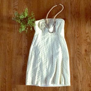 Merona Strapless Eyelet Dress